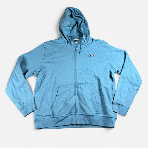 Nike Other - Nike Golf Blue Full Zip Hoodie Golf Swosh Active‎ Performance Size XXL EUC